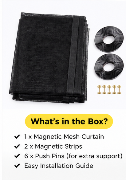 Polyester Magnetic Mosquito Net for Door